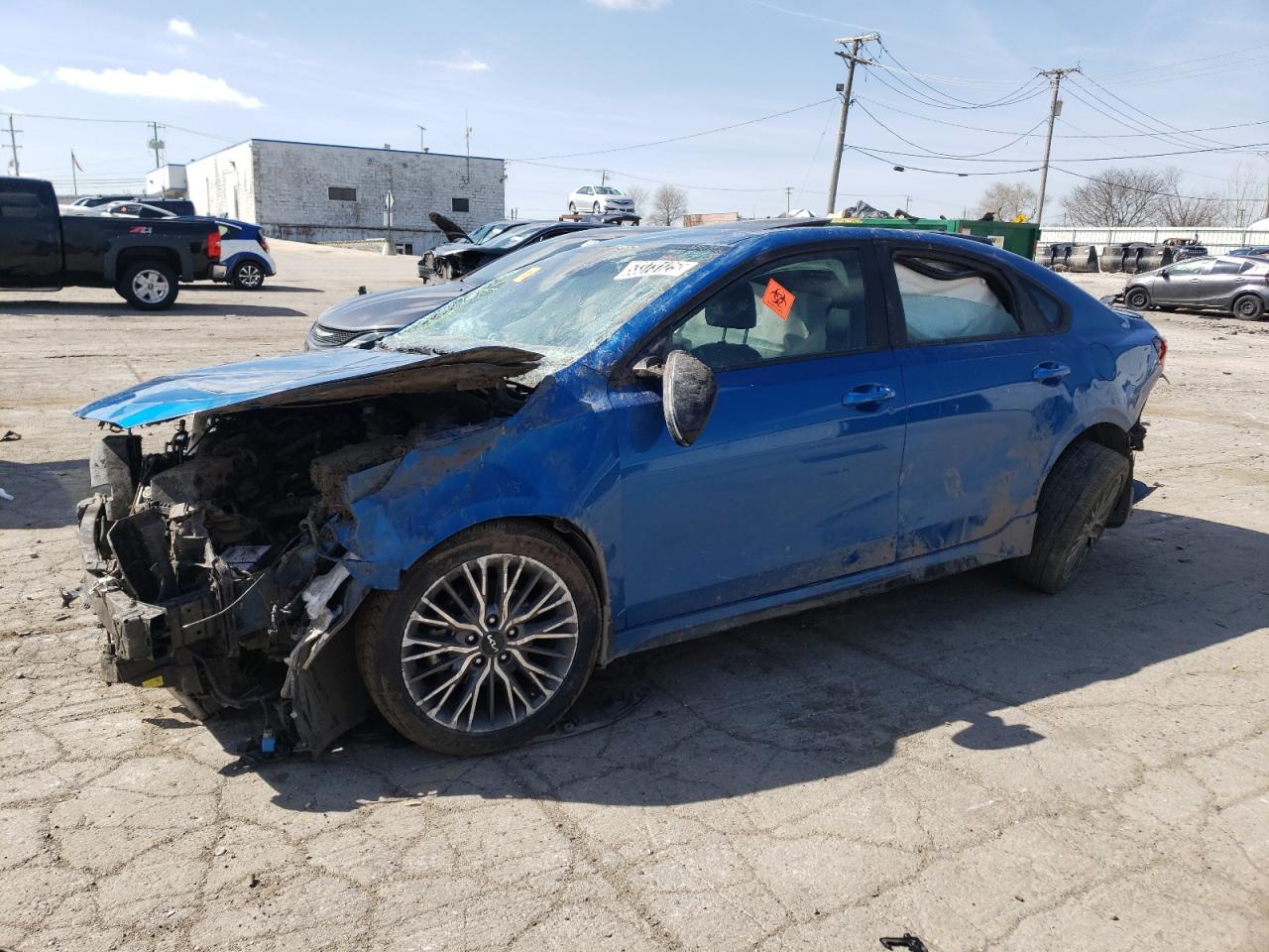 2023 Kia Forte Gt Line de vânzare în Chicago Heights, IL - Rollover
