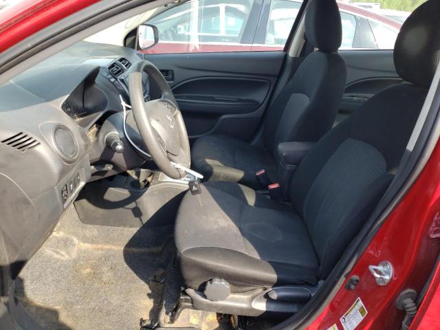  MITSUBISHI MIRAGE 2021 Czerwony