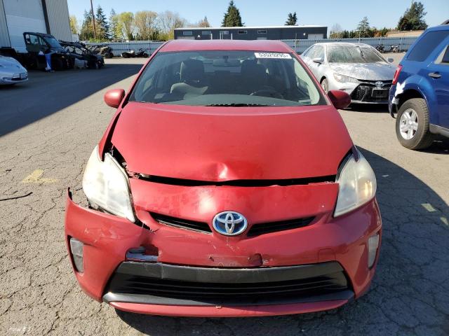 Hatchbacks TOYOTA PRIUS 2013 Red