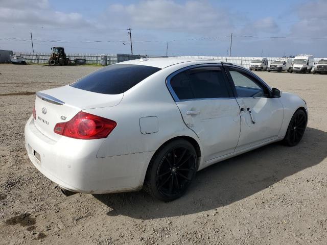  INFINITI G37 2012 White