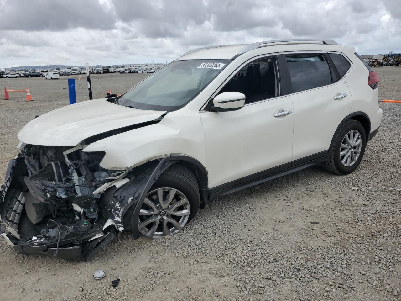 2019 NISSAN ROGUE WHITE VIN: JN8AT2MT1KW254977