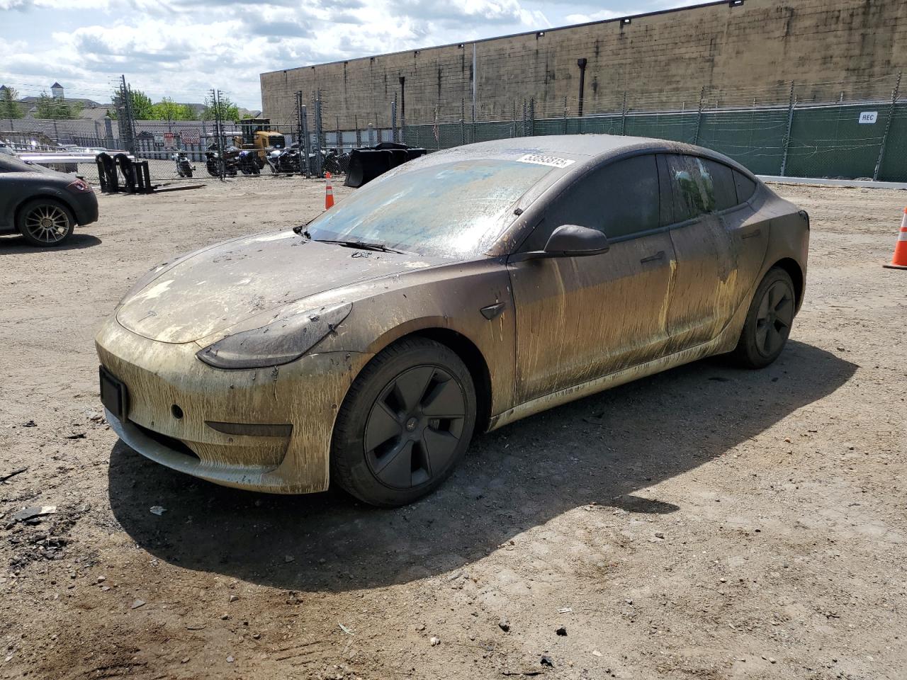 2021 Tesla Model 3 na sprzedaż w Baltimore, MD - Burn
