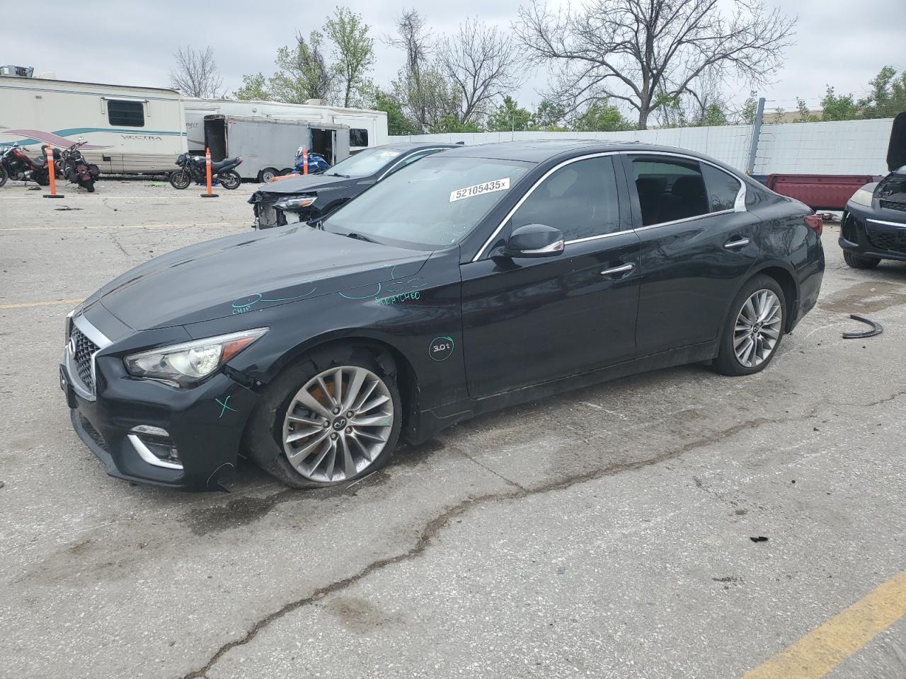 2019 Infiniti Q50 Luxe zu verkaufen in Bridgeton, MO - Minor Dent/Scratches
