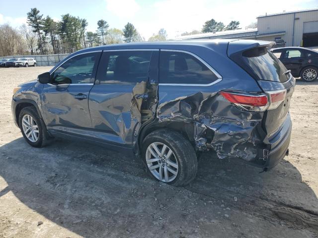 TOYOTA HIGHLANDER 2016 Синий
