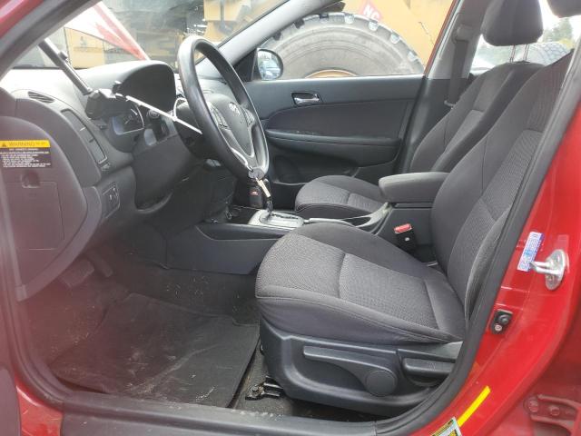  HYUNDAI ELANTRA 2012 Czerwony
