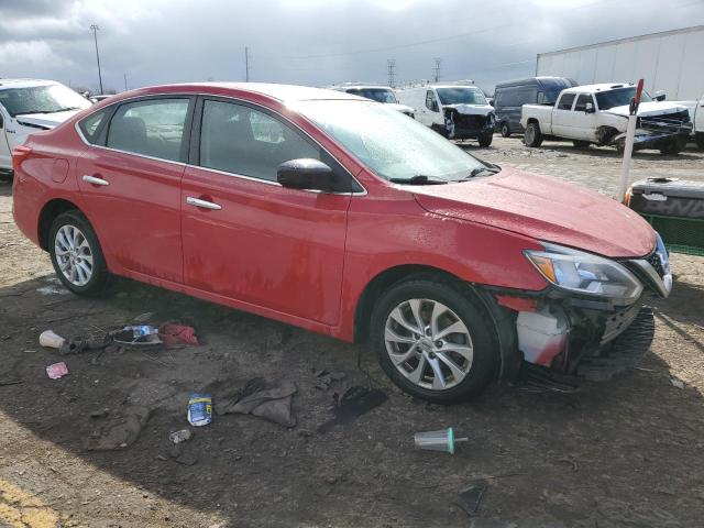 NISSAN SENTRA 2018 Червоний