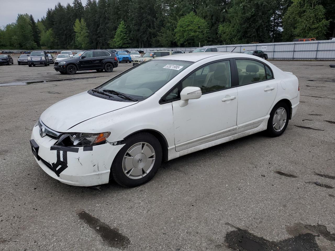 2008 Honda Civic Hybrid de vânzare în Arlington, WA - Front End