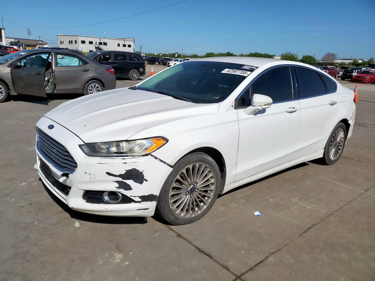 2014 Ford Fusion Titanium للبيع في Grand Prairie، TX - Front End