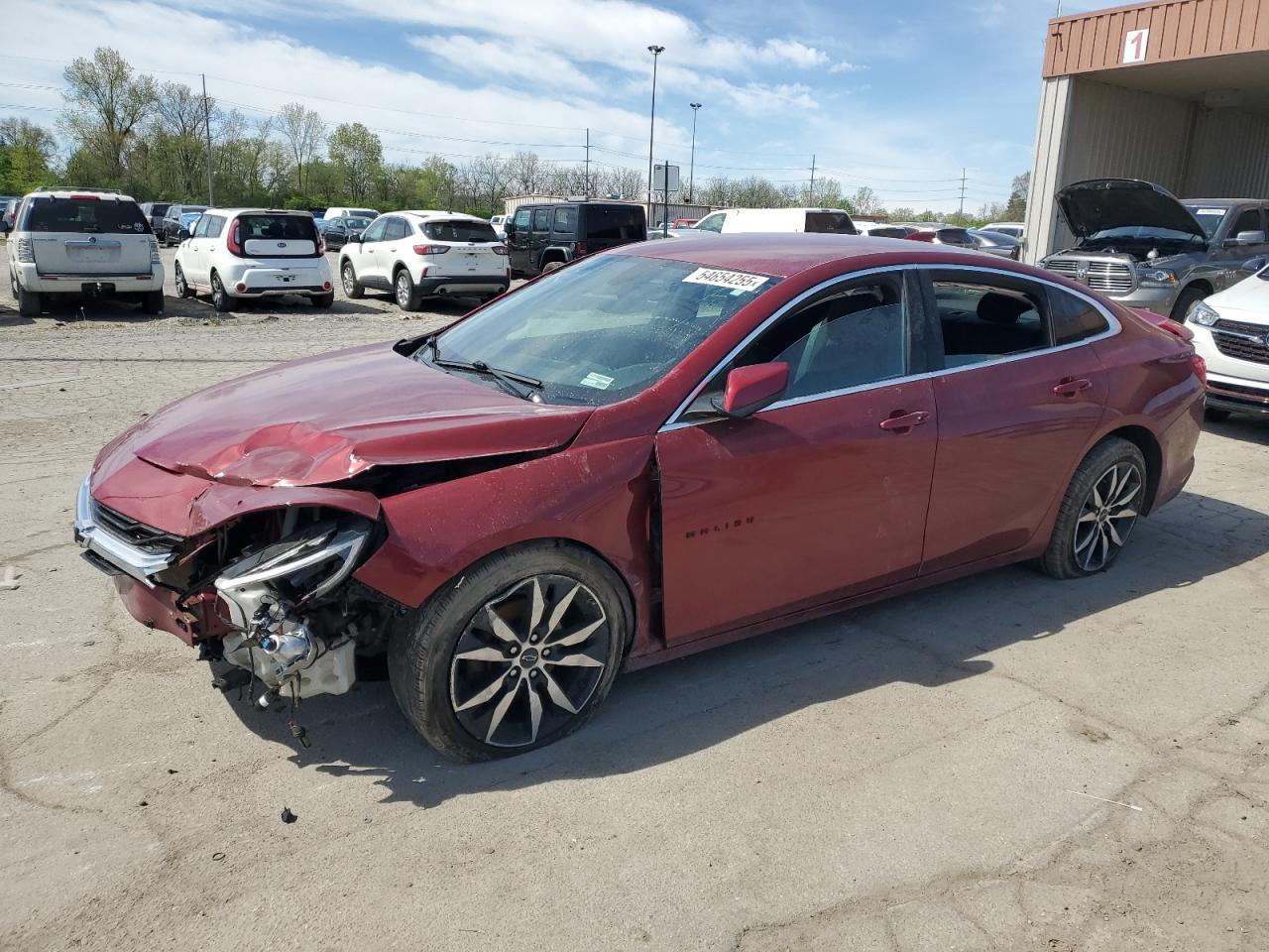 2020 Chevrolet Malibu Rs იყიდება Fort Wayne-ში, IN - Front End