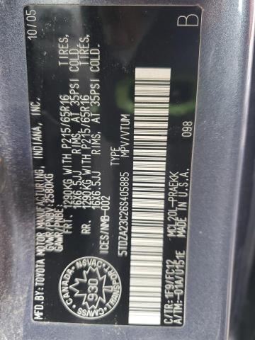 2006 TOYOTA SIENNA CE