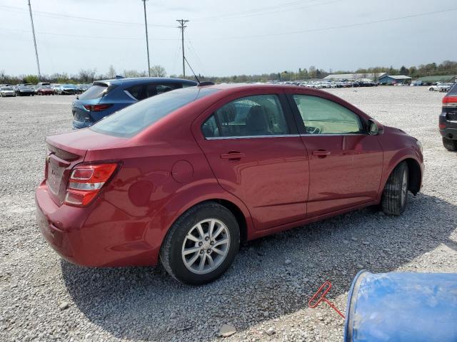  CHEVROLET SONIC 2019 Red