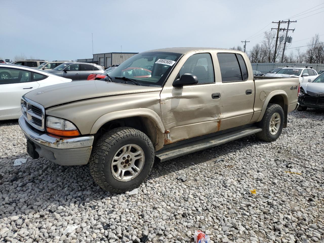 2004 Dodge Dakota Quad Slt for Sale in Wayland, MI - Side