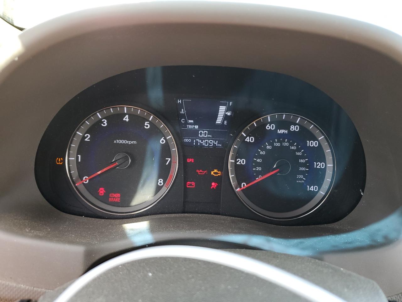 2012 Hyundai Accent Gls VIN: 0LDL0TAE1CU047245 Lot: 54536945