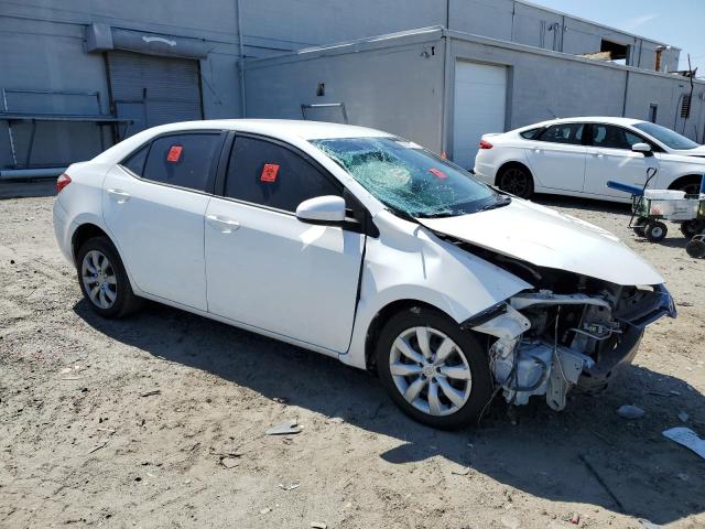 Sedans TOYOTA COROLLA 2016 Biały