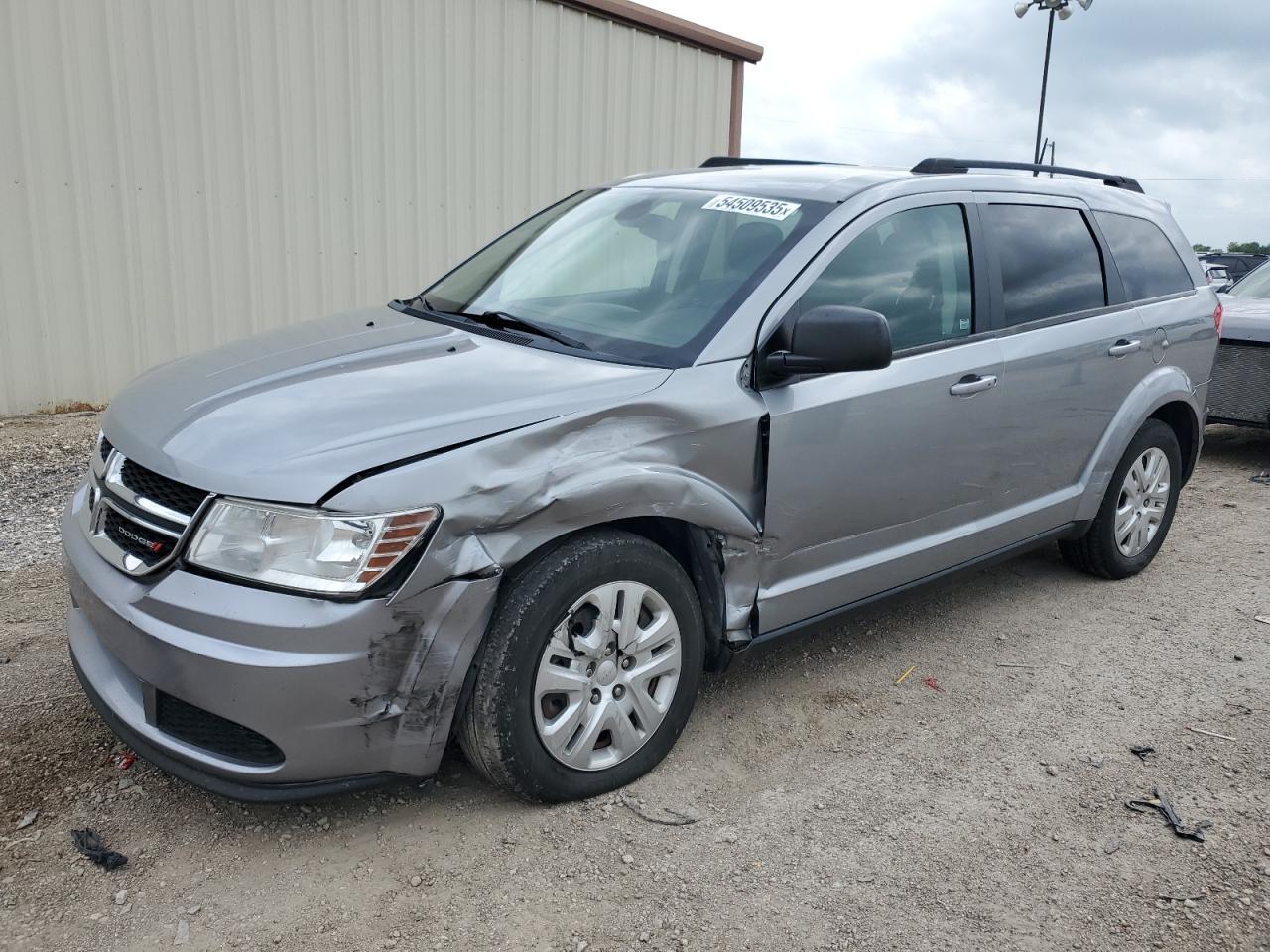 2019 Dodge Journey Se იყიდება Temple-ში, TX - Front End