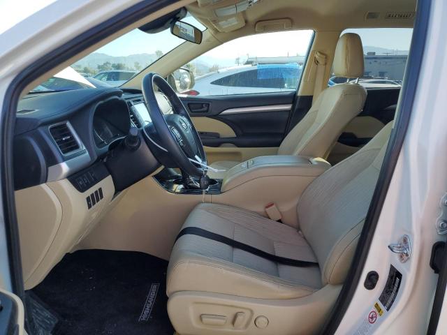  TOYOTA HIGHLANDER 2019 Білий