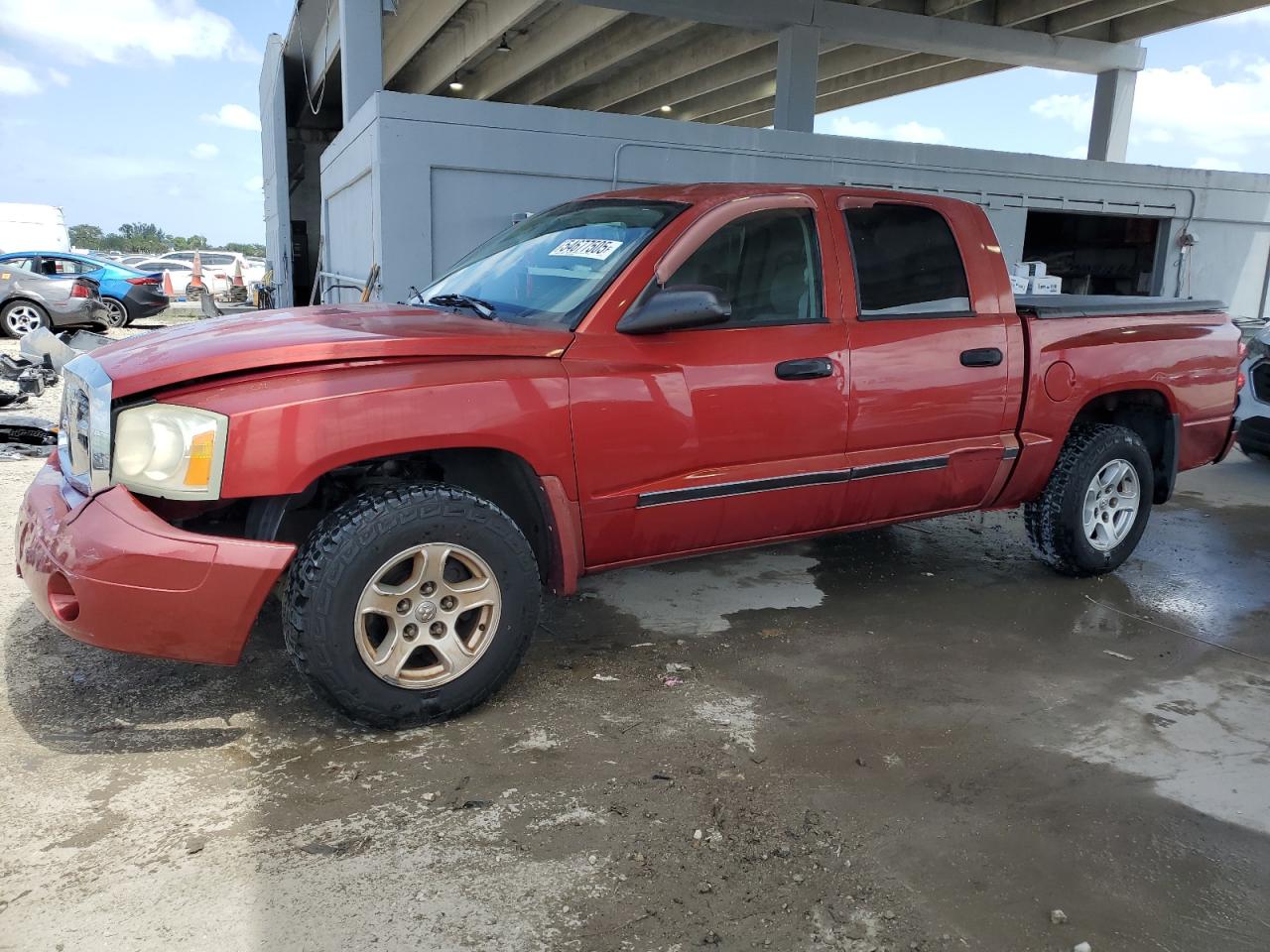 2007 Dodge Dakota Quad Slt en Venta en West Palm Beach, FL - Front End