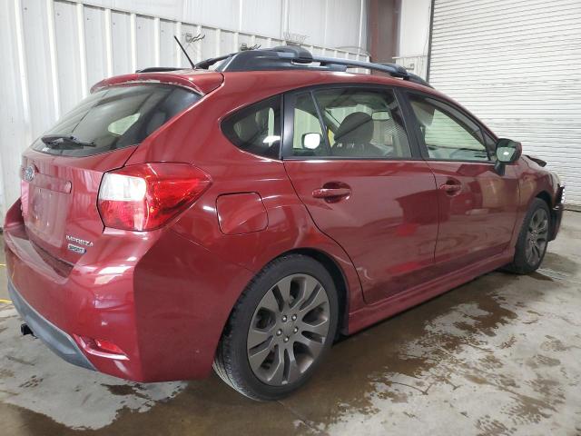  SUBARU IMPREZA 2013 Czerwony