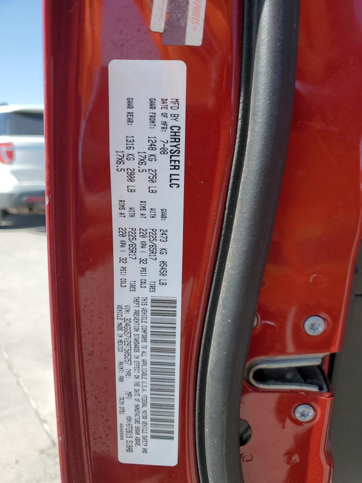 2009 Dodge Journey Sxt VIN: 3D4GG57V29T505257 Lot: 53330125