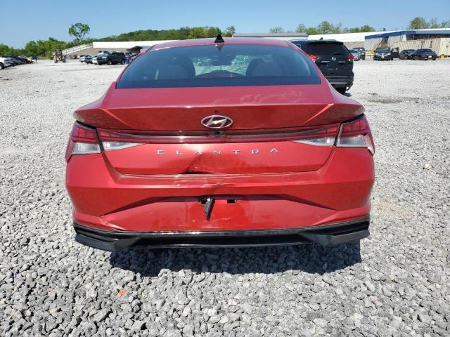  HYUNDAI ELANTRA 2022 Червоний