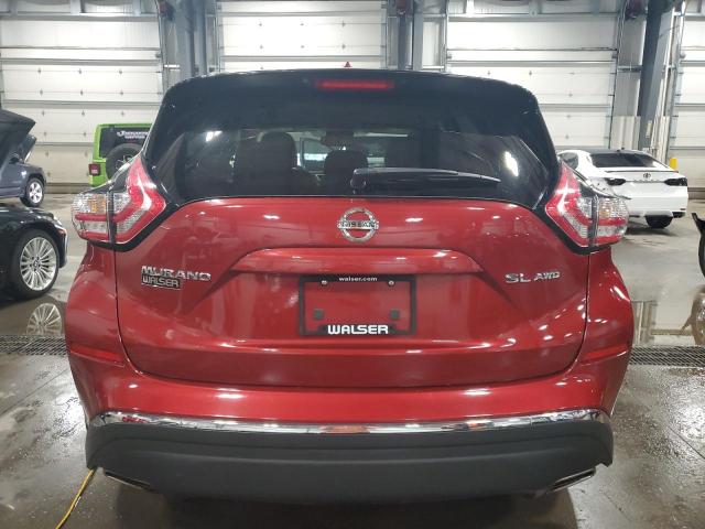  NISSAN MURANO 2016 Red