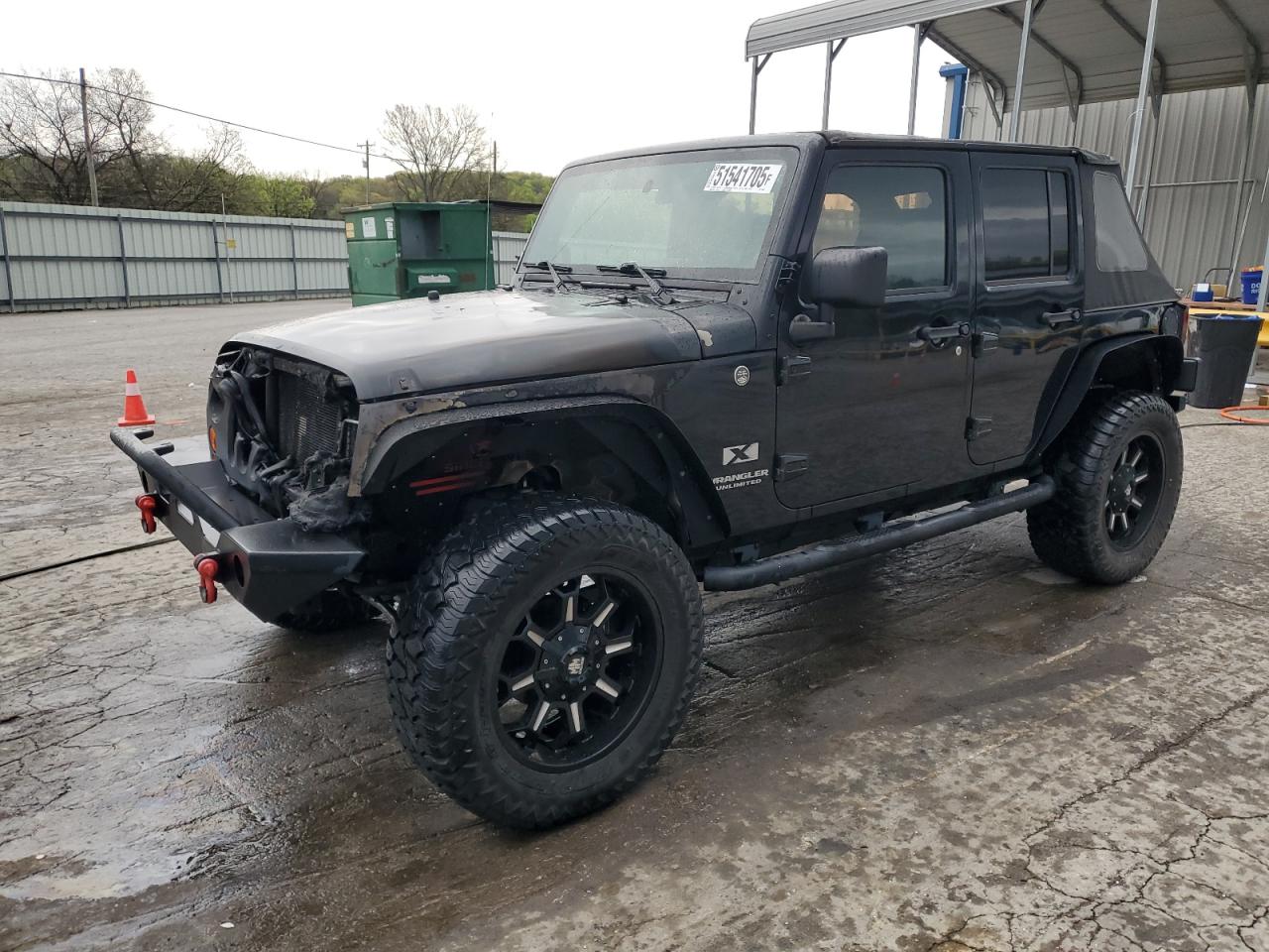 2007 Jeep Wrangler X იყიდება Lebanon-ში, TN - Burn - Engine