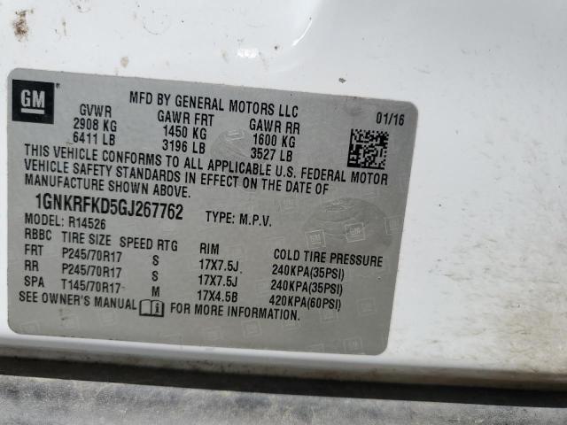 2016 CHEVROLET TRAVERSE LS