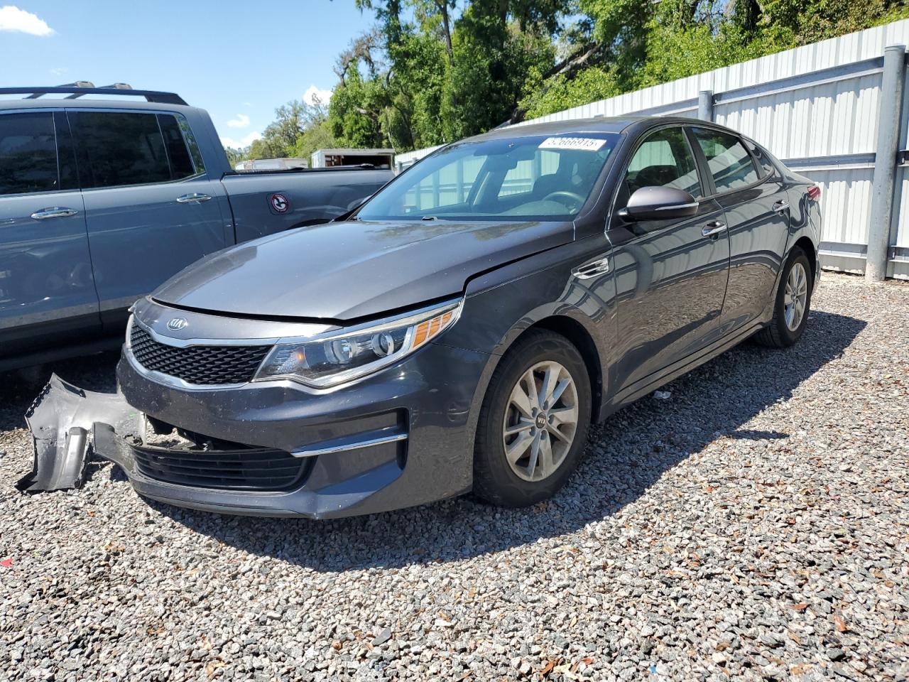 2016 Kia Optima Lx на продаже в Riverview, FL - Front End