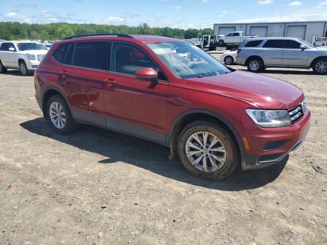  VOLKSWAGEN TIGUAN 2018 Czerwony