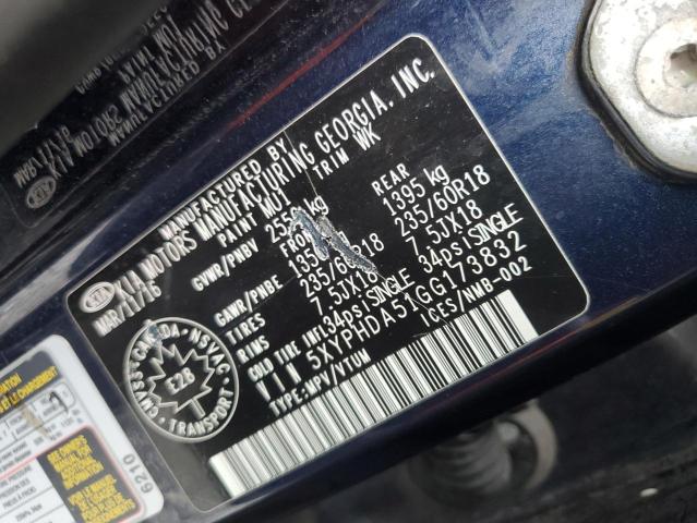 2016 KIA SORENTO EX