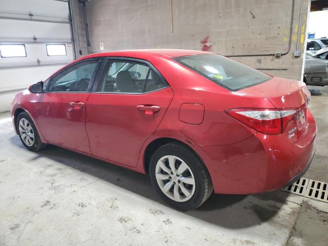 Седаны TOYOTA COROLLA 2015 Красный