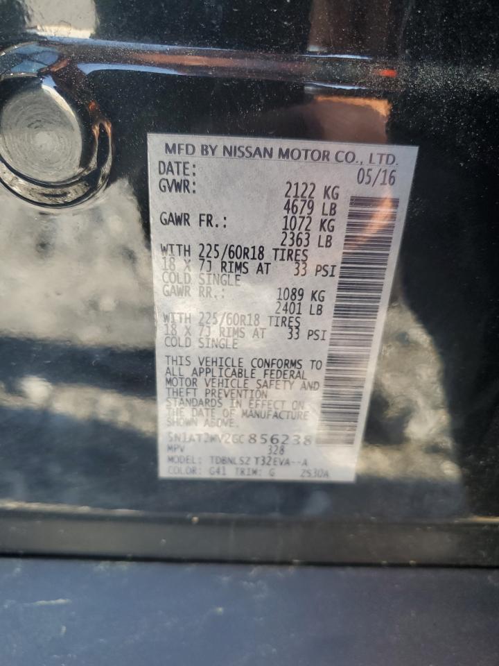 5n1at2mv2gc856238 5N1AT2MV2GC856238 2016 Nissan Rogue S