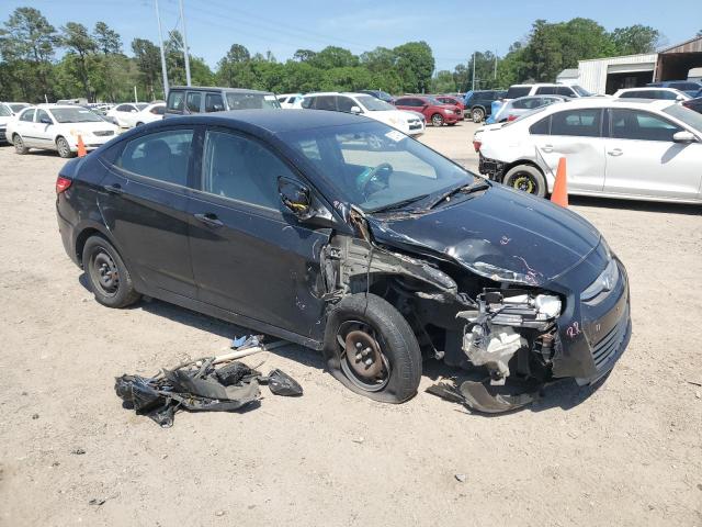 Sedans HYUNDAI ACCENT 2017 Czarny