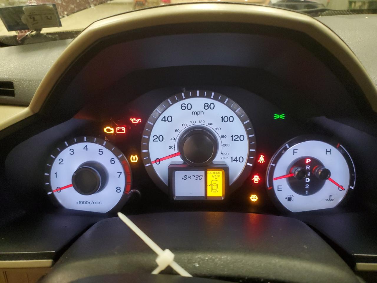HONDA PILOT 2010 VIN 5FNYF4H48AB018765 zdjęcie 9