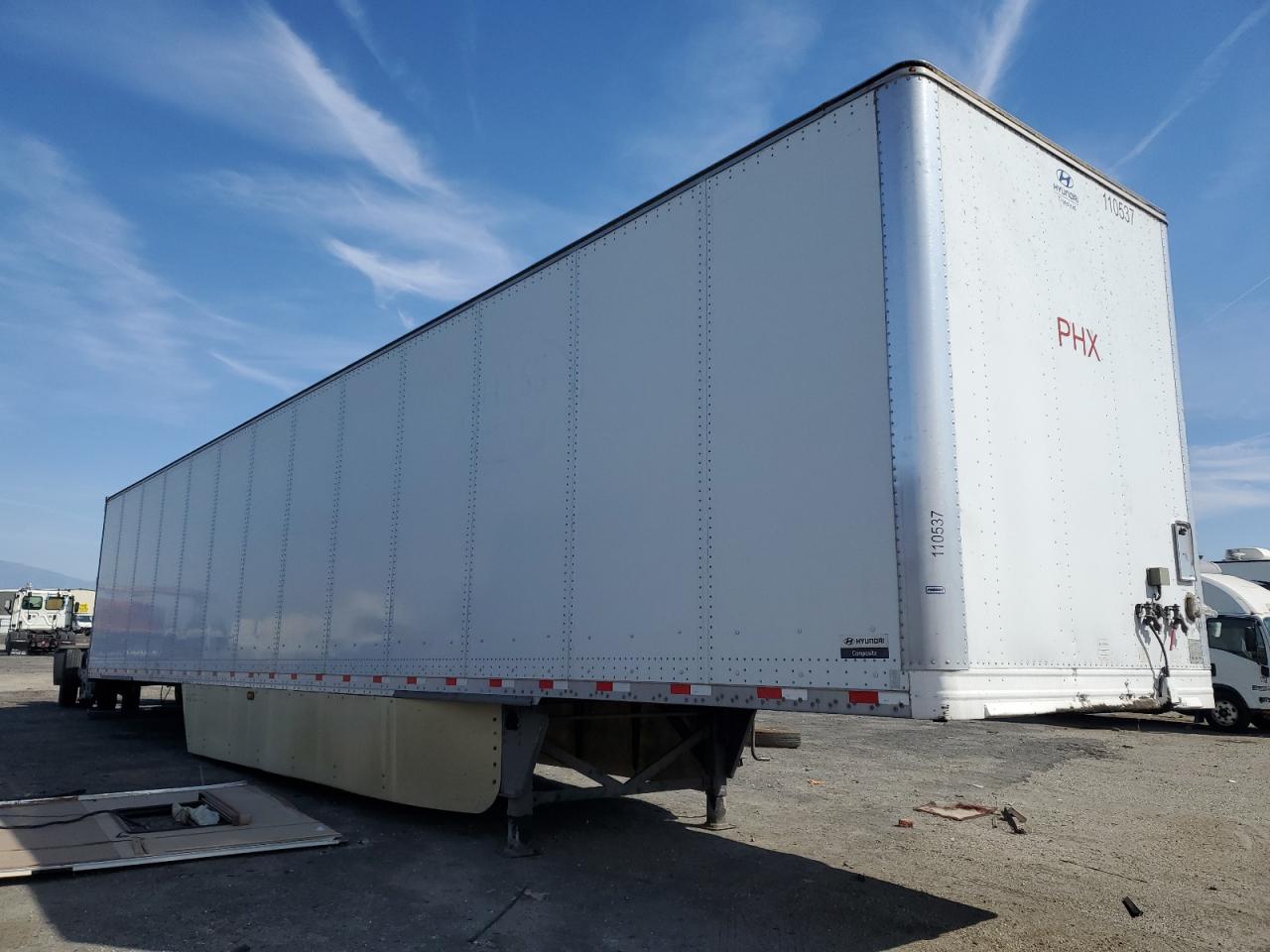 2016 Hyundai Translead Vc2530152-Ajs Dry Van Trailer for Sale in Bakersfield, CA - Undercarriage