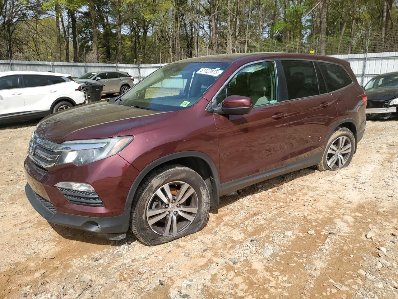 2018 Honda Pilot Ex for Sale in Austell, GA - Side