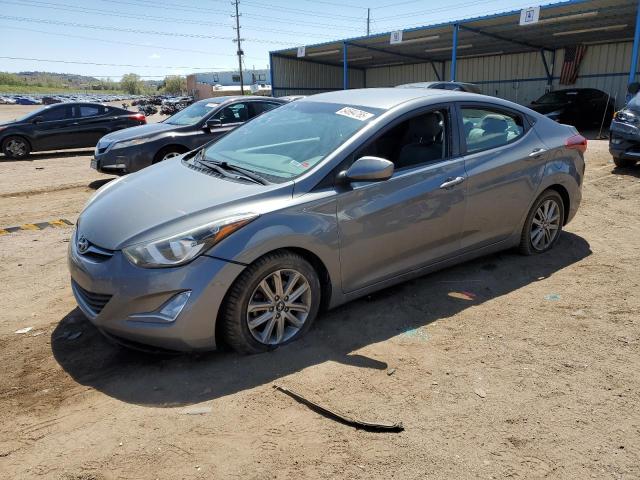 Sedans HYUNDAI ELANTRA 2014 Srebrny