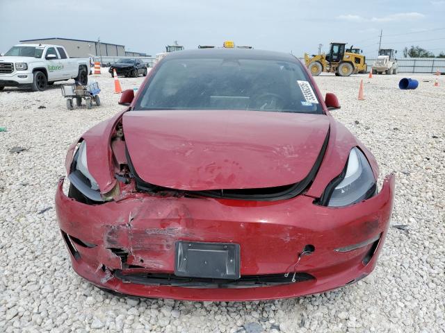  TESLA MODEL 3 2022 Red