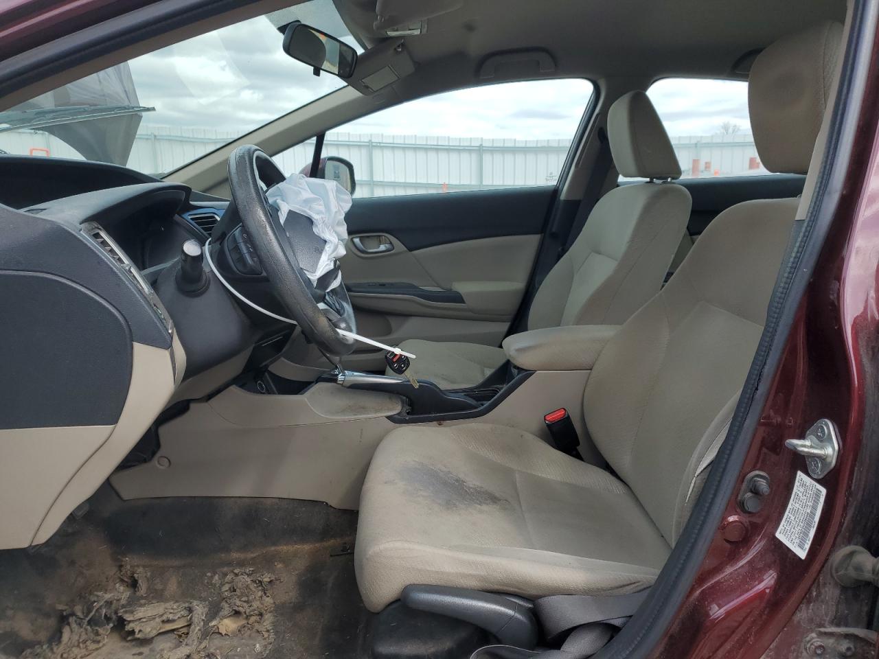 2013 Honda Civic Lx VIN: 19XFB2F5XDE064448 Lot: 52310915