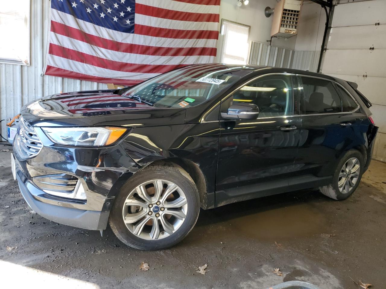 2019 Ford Edge Titanium na sprzedaż w Lyman, ME - Rear End