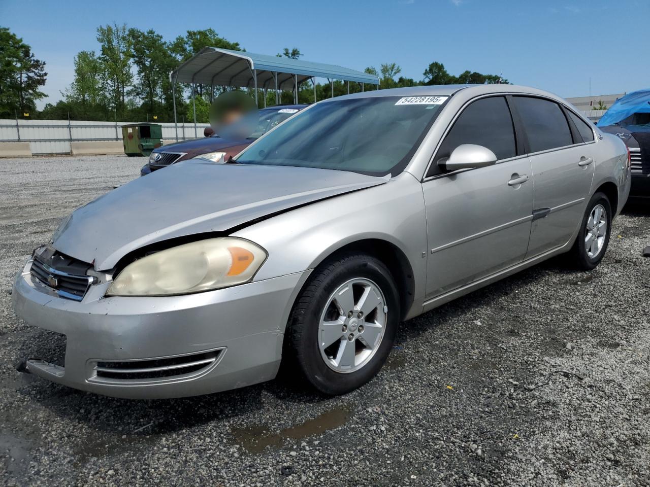 2008 Chevrolet Impala Lt na sprzedaż w Spartanburg, SC - Front End