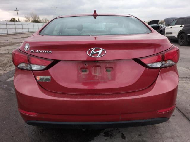Sedans HYUNDAI ELANTRA 2014 Red