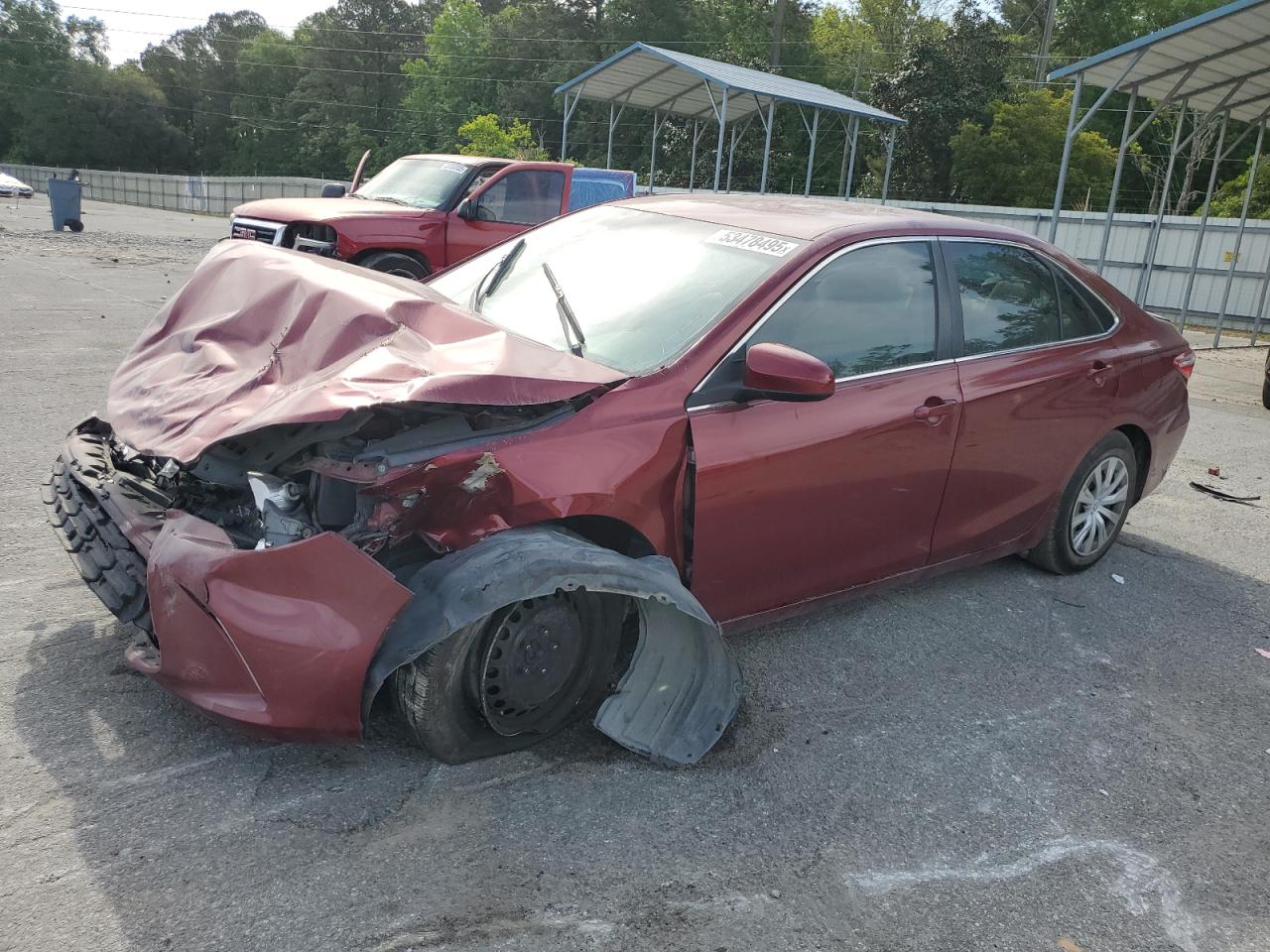 2015 Toyota Camry Le en Venta en Savannah, GA - Front End