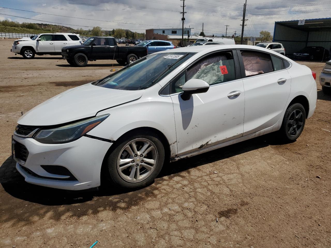 2018 Chevrolet Cruze Lt იყიდება Colorado Springs-ში, CO - Front End