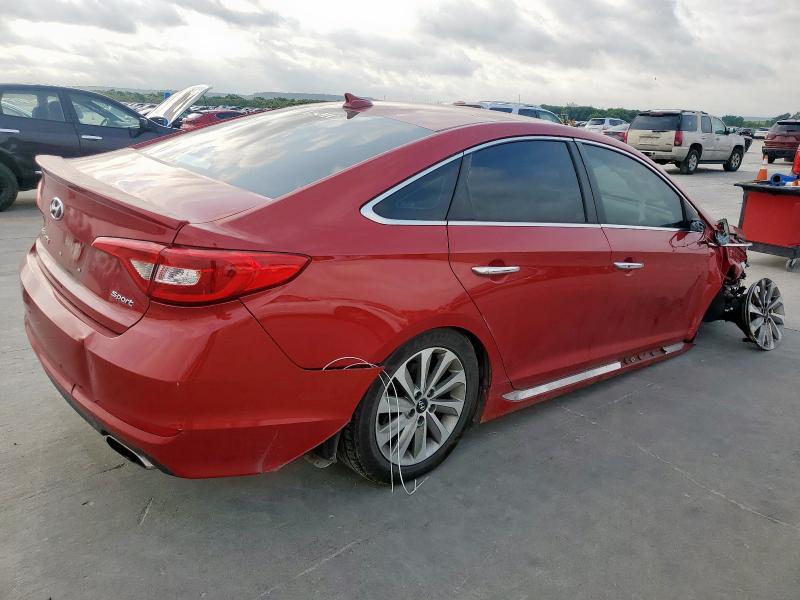  HYUNDAI SONATA 2017 Красный