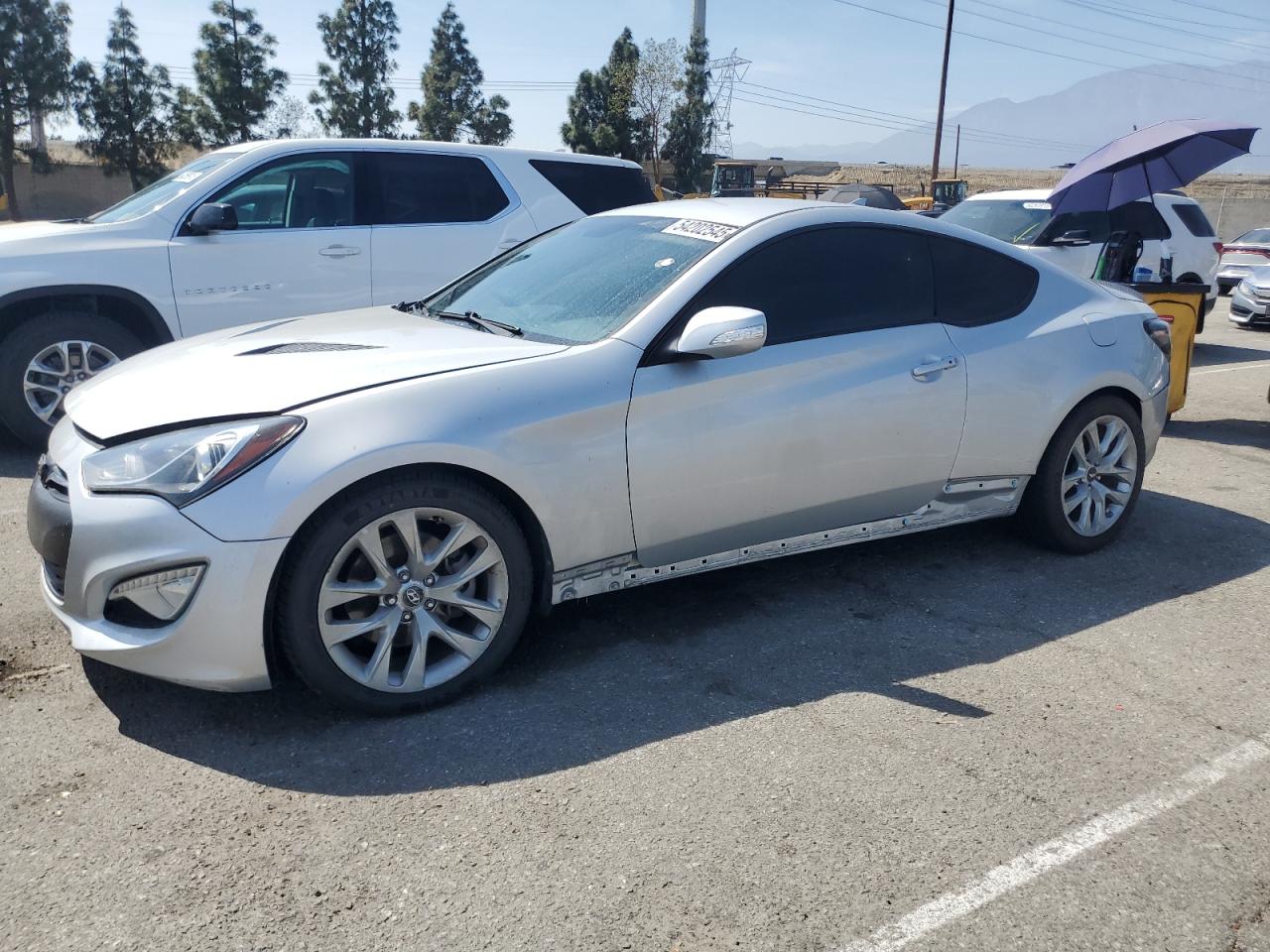 2016 Hyundai Genesis Coupe 3.8L de vânzare în Rancho Cucamonga, CA - Front End