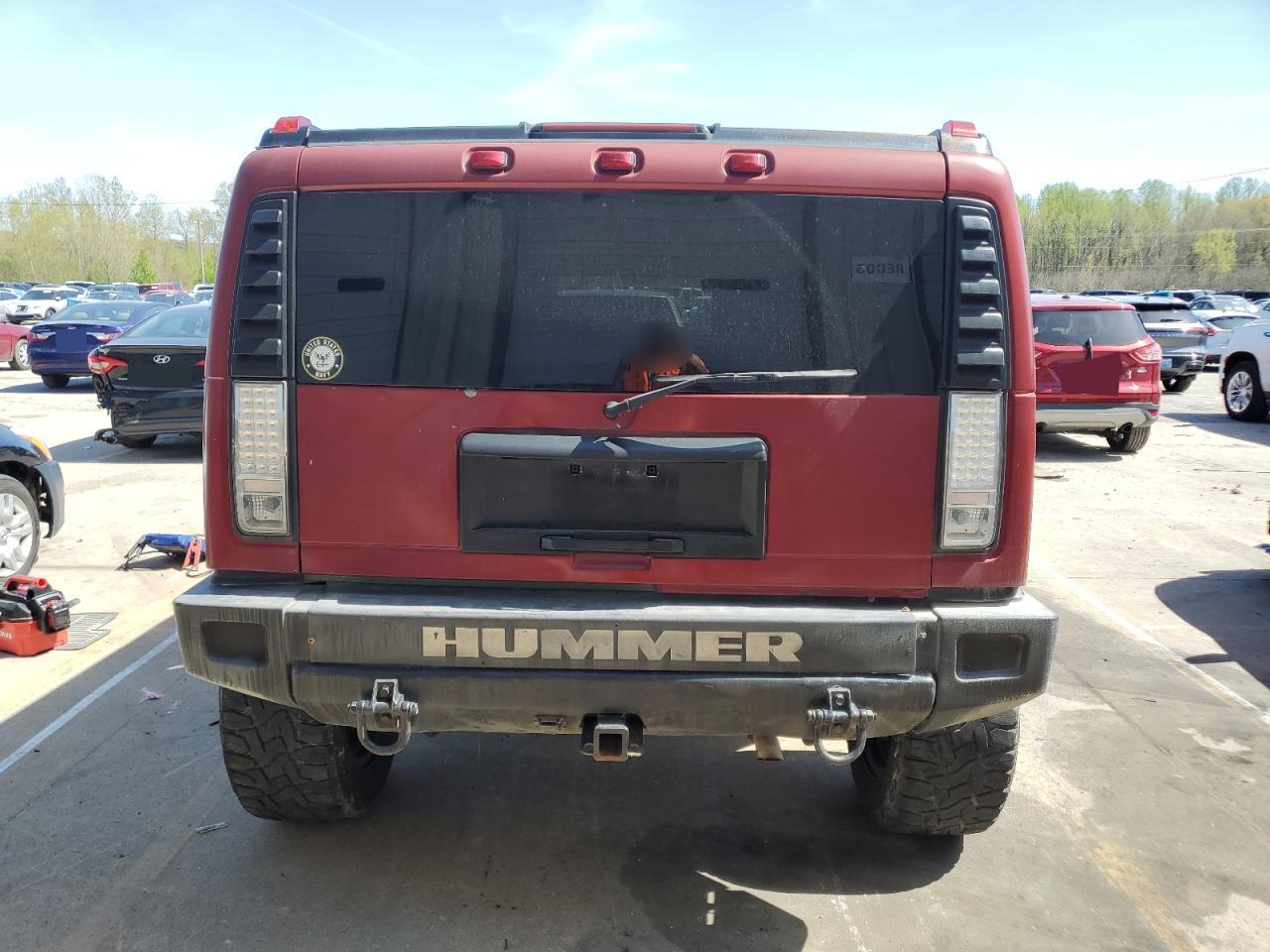 2003 Hummer H2 VIN: 5GRGN23UX3H127305 Lot: 53029185