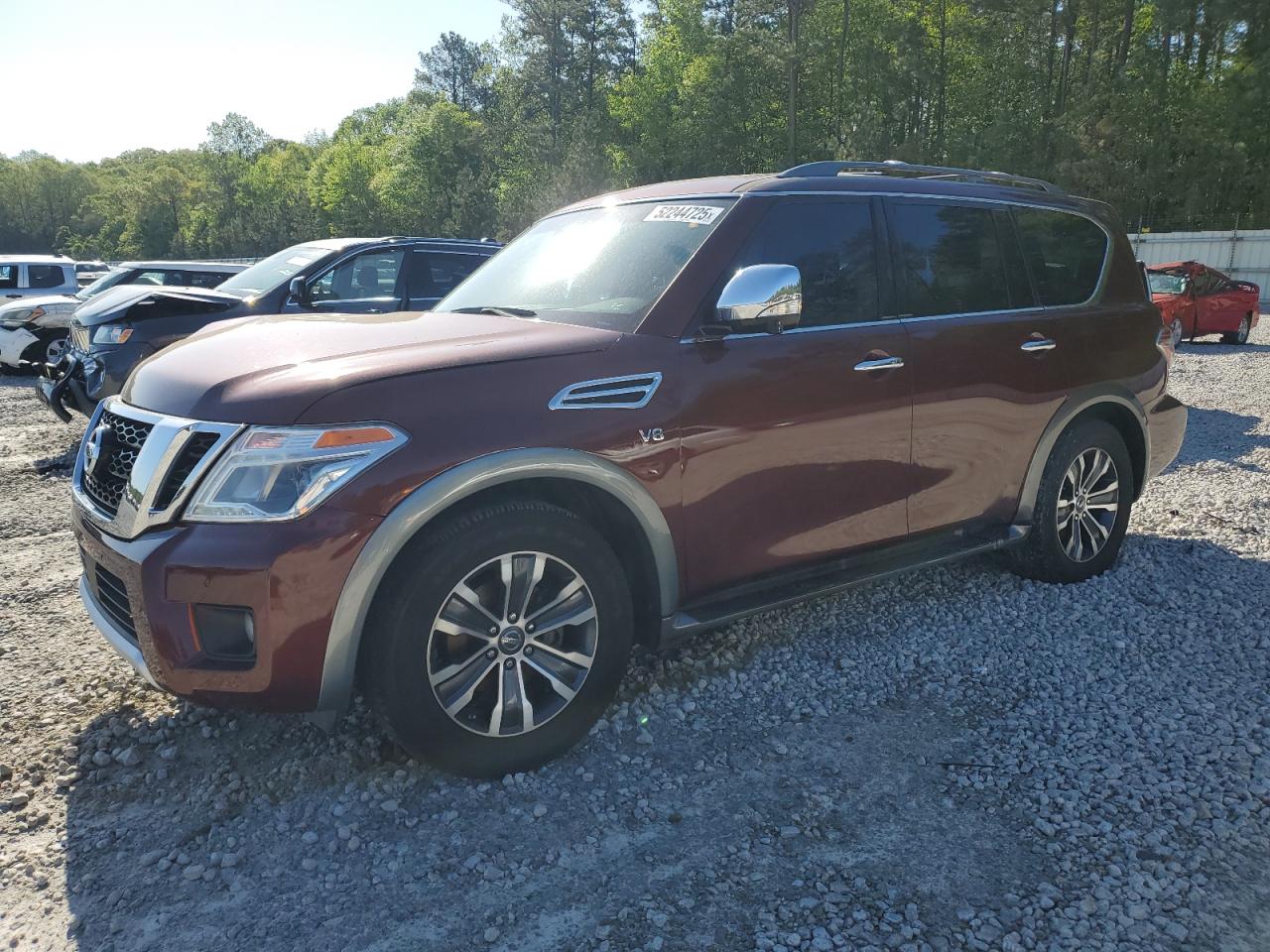 2017 Nissan Armada Sv de vânzare în Ellenwood, GA - Front End