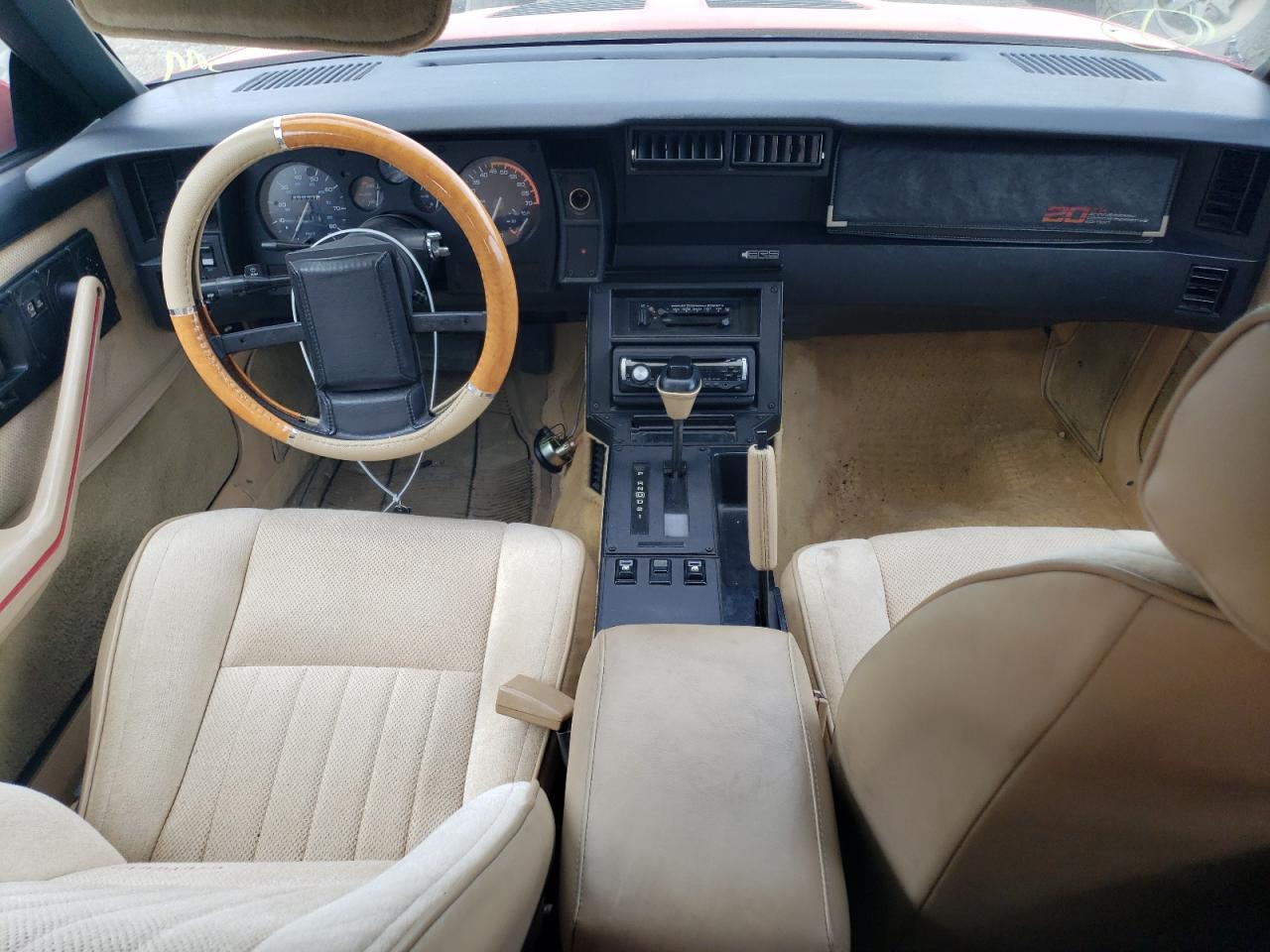 1987 Chevrolet Camaro VIN: 1G1FP31H2HN154812 Lot: 52540285