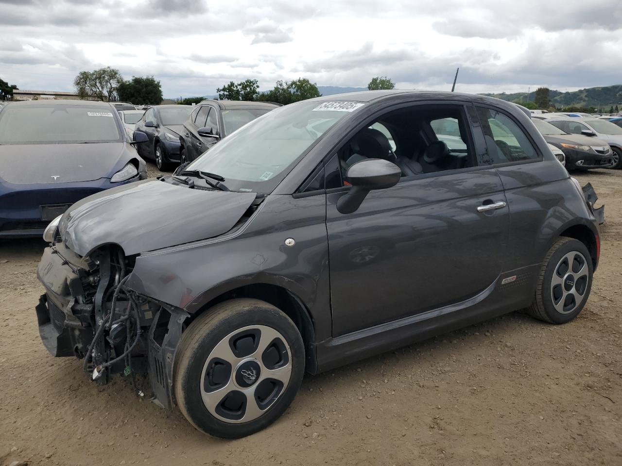 2015 Fiat 500 Electric de vânzare în San Martin, CA - Front End